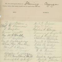 Fleming NY Petition