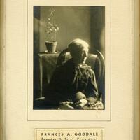 Frances A. Goodale, Founder and First President of the New Century Club