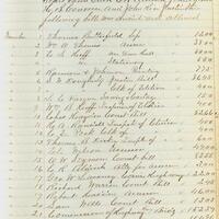 handwritten court proceedings