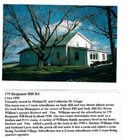 photo of house with caption