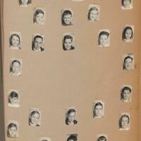 Photo collage from a scrapbook page
