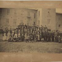 Posed Portraits in front of Mill