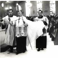 Picture of the New Church being blessed