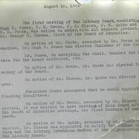 Dunham Public Library Board Minutes