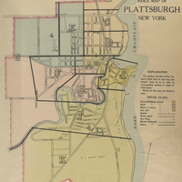 New Atlas of the City of Plattsburgh, N.Y. 1916