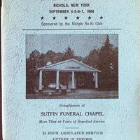 Old Home Day 1964 program cover