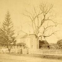 The Wood family home and farm circa 1880.