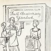 The first page of the photo album of the Lynbrook Camera Club.