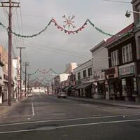 Atlantic Ave looking North, January 1975.