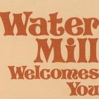 Section of cover of 1980 Water Mill Welcomes You WMBA directory.