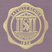 From the cover of the Sayville Senior, 1936