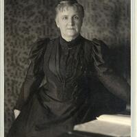 Image of Maria Kraus-Boelté in her study, 1896.