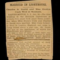 Newspaper clipping from 1903, source unknown.