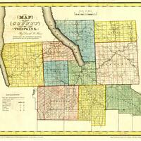 Map of the County of Tompkins, 1829