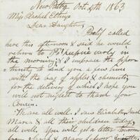 School Letters of Rachel Eltinge