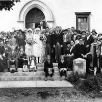Church of the Resurrection Wedding circa 1930, Germantown, NY