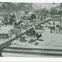  aerial view of downtown Montezuma, NY