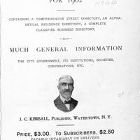 Watertown City Directories