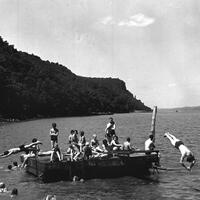 Diving into the Hudson River