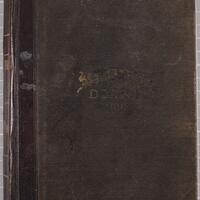 Cover of the 1910 diary