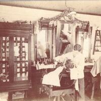 First Barber Shop in Tupper Lake