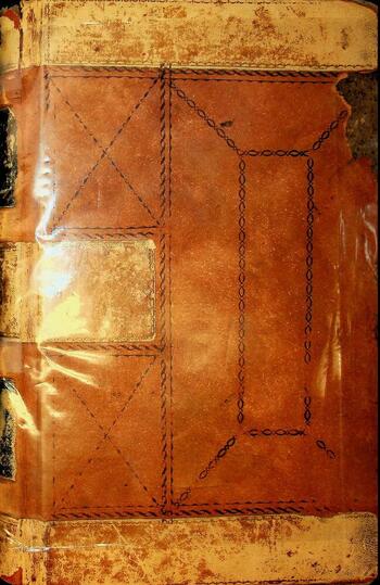 1876 - 1986. Maple Grove Cemetery Minutes Book, Front Cover