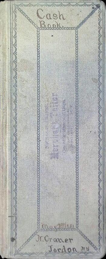 Craner, Nicholas Merchant Tailor Ledger Book: 1881-1883