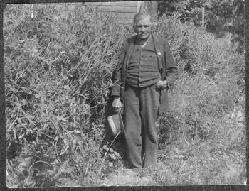 Photo of Romance Wyatt, "last of the Brothertown Indians"