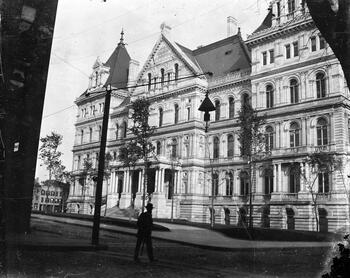 Black and white photograph