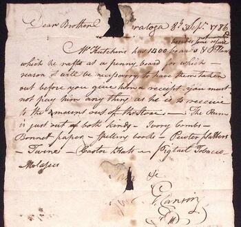 Handwritten letter
