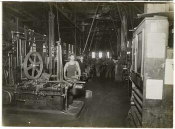a man in a factory