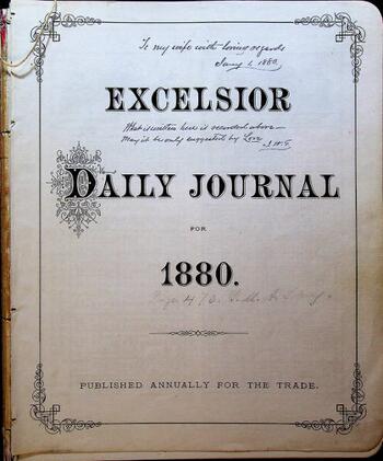 Excelsior Daily Journal 1880