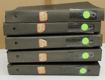Stack of Scrapbooks