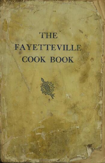 The Fayetteville Cook Book Front Cover