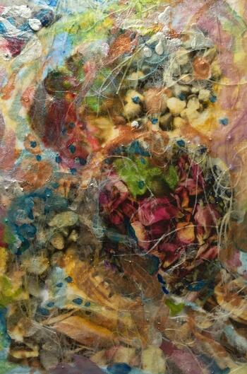 Fantasy with Petals and Stones