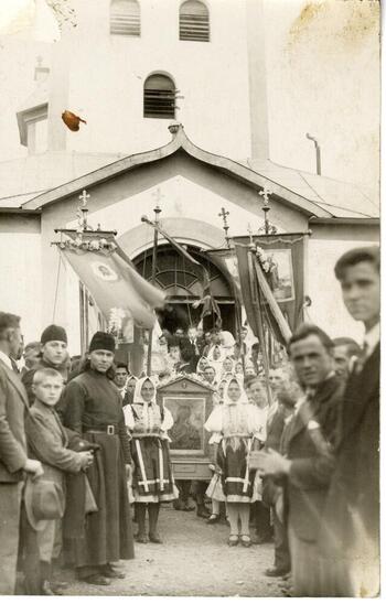 Cross Procession with Icons of the Theotokos