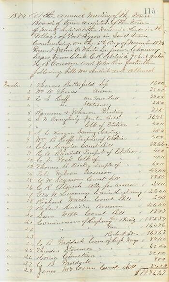 handwritten court proceedings