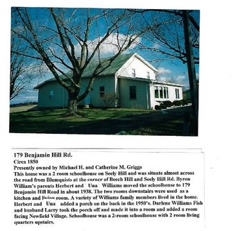 photo of house with caption