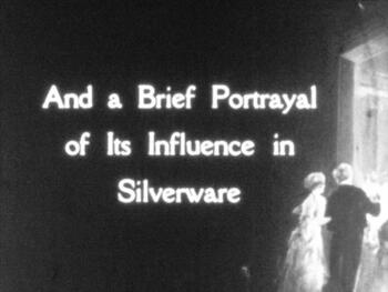 Screenshot of Oneida Community Ltd. Promotional Video that shows And a Brief Portrayal of Its Influence in Silverware