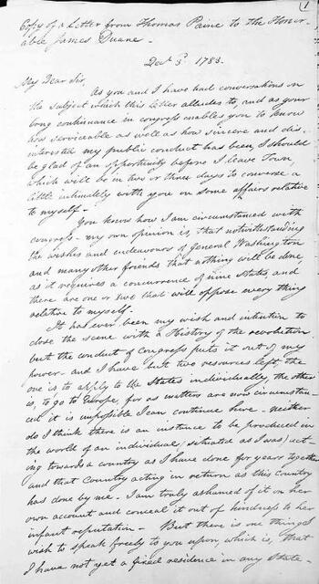 Handwritten letter