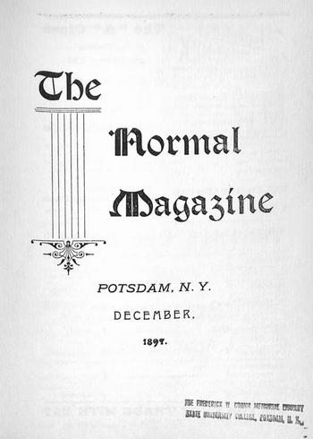 Potsdam Normal Magazine