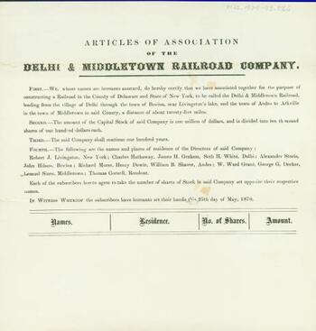Delaware County Historical Association Sherwood Collection
