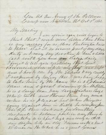 Hiram S. Wilson Civil War Letters