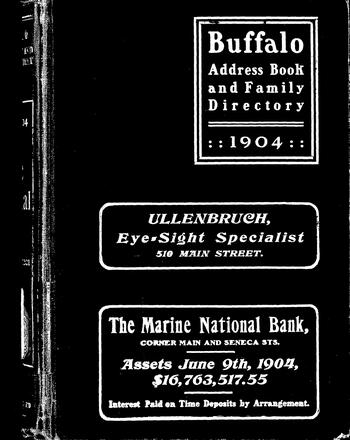 Buffalo Address Book and Family Directory