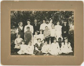 Students and Teachers, circa 1905