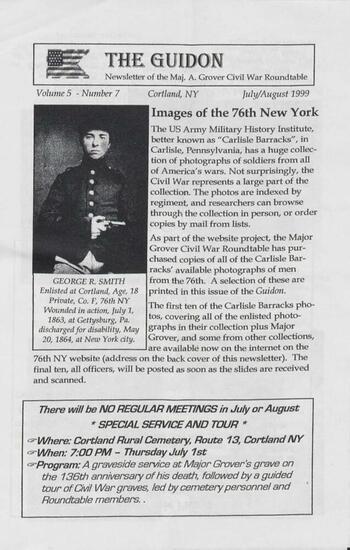 Cover of The Guidon, July/August 1999