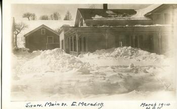 Main Street under Snow