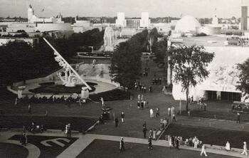 A photograph taken from the Perisphere, August 1939.