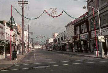 Atlantic Ave looking North, January 1975.