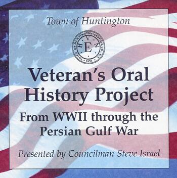 The cover of the Veteran’s Oral History Project Volume One booklet, November 11, 1997.
